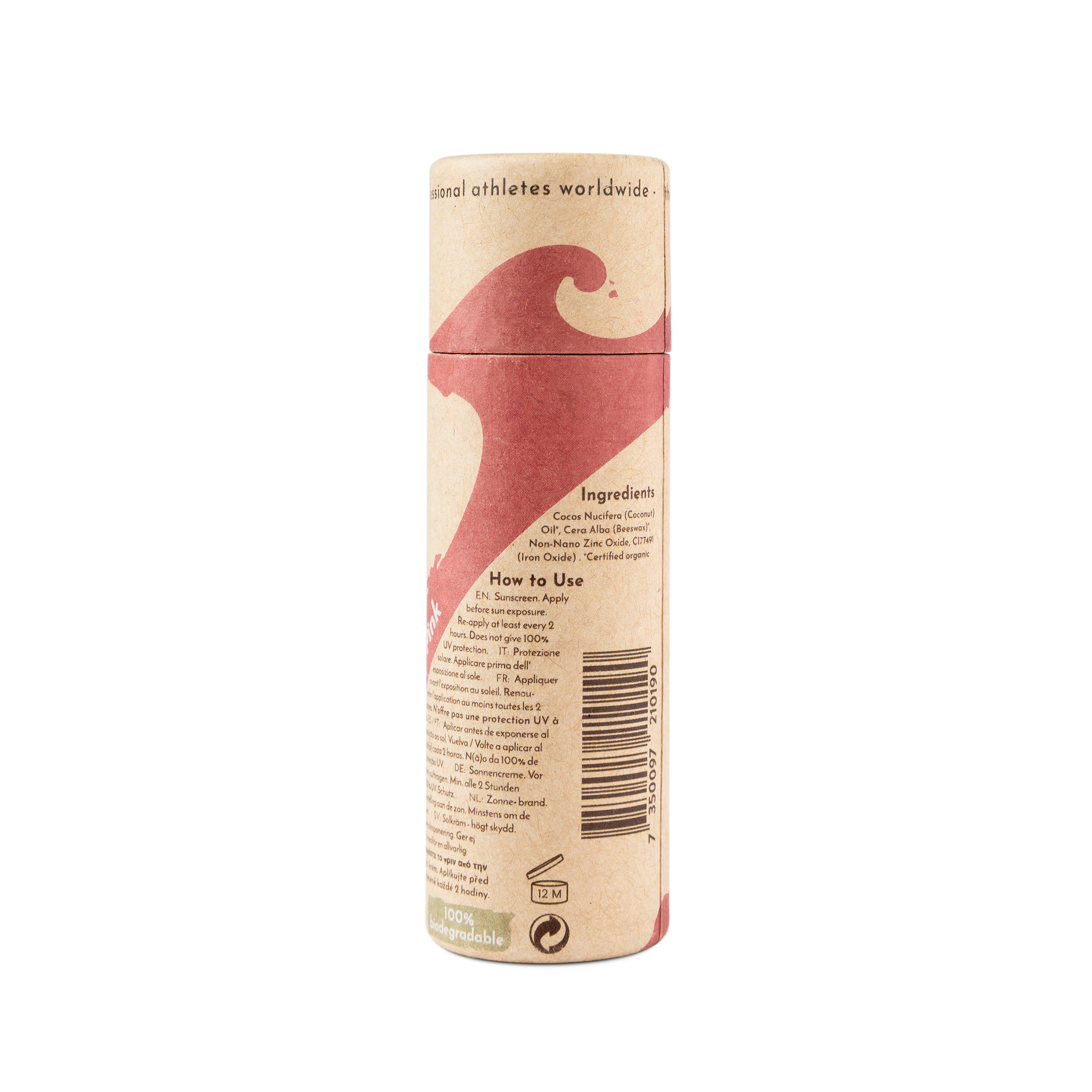 Suntribe Reef Safe Zinc Sun Stick - SPF 50 (Pretty Pink)