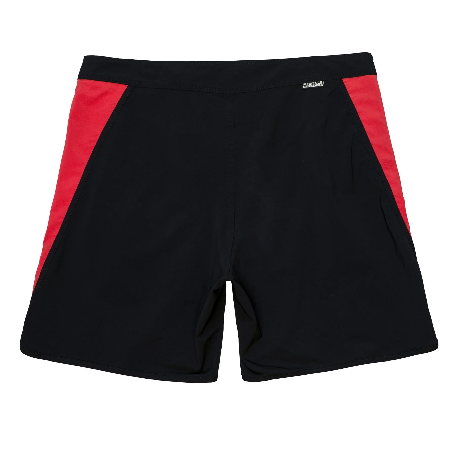 Florence Burgee Boardshort - Black Racing Red