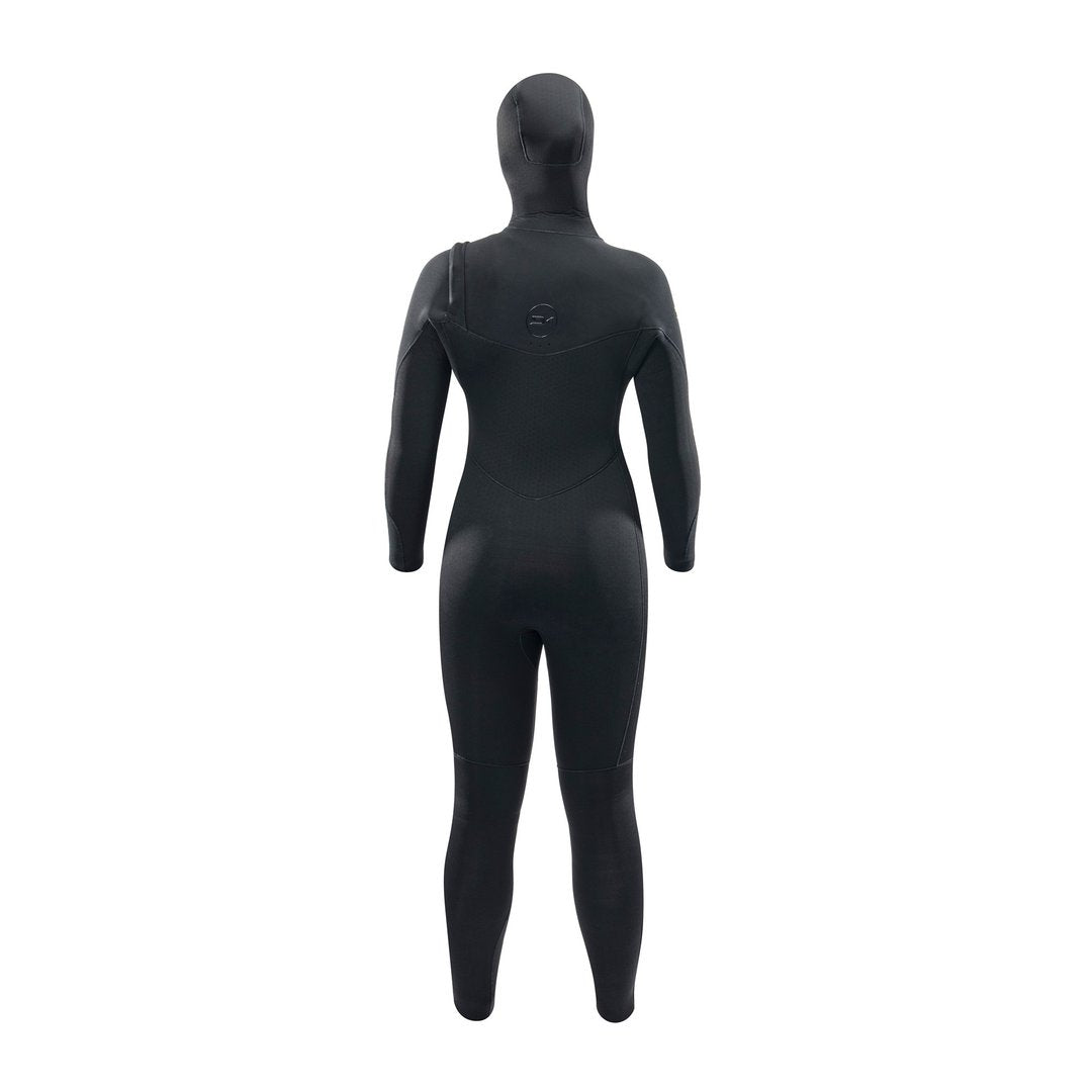 Dakine Women's 4/3 Mission Plus Hooded Wetsuit (Black) (1)