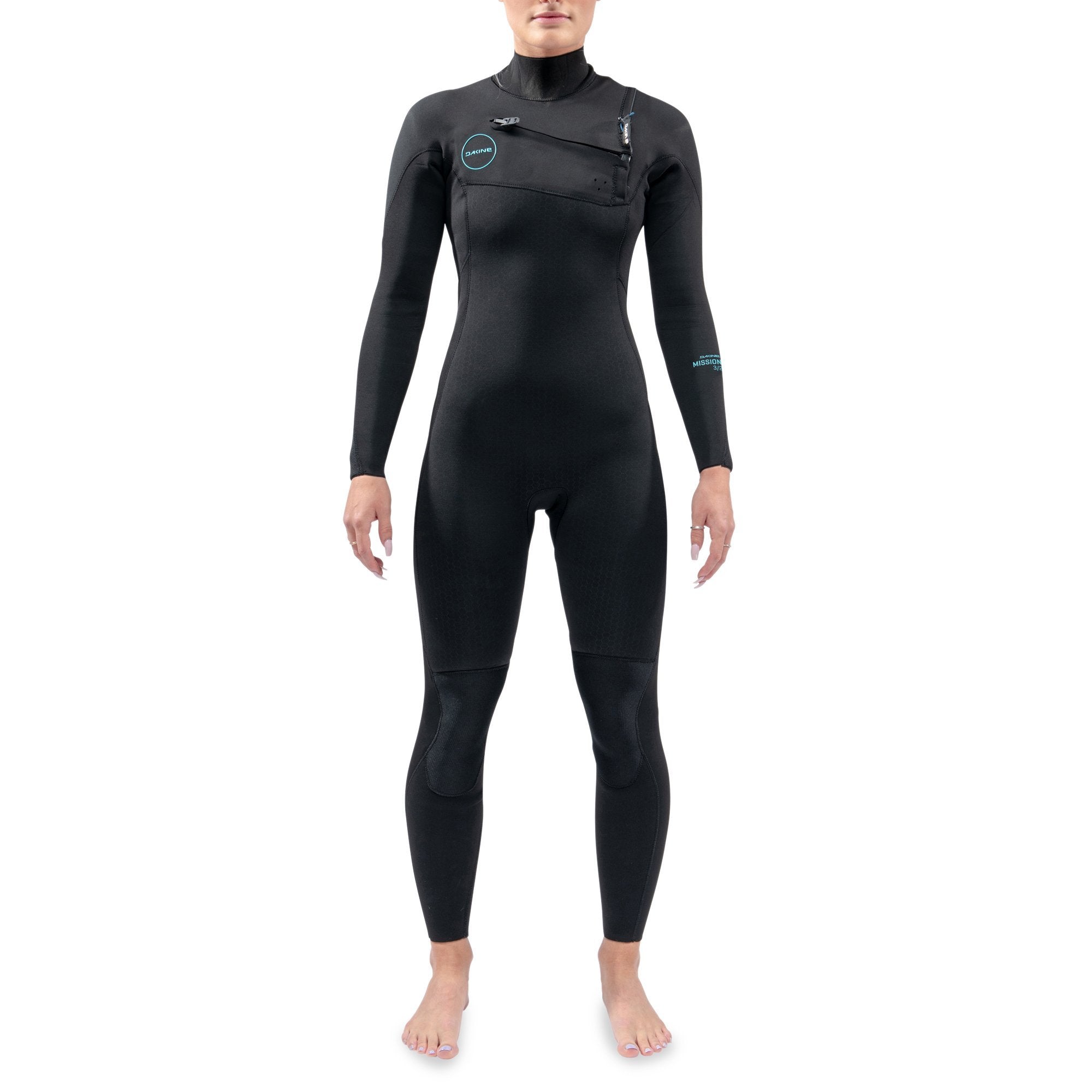 Dakine Womens Mission Chest Zip Full Suit 3/2 (Black)