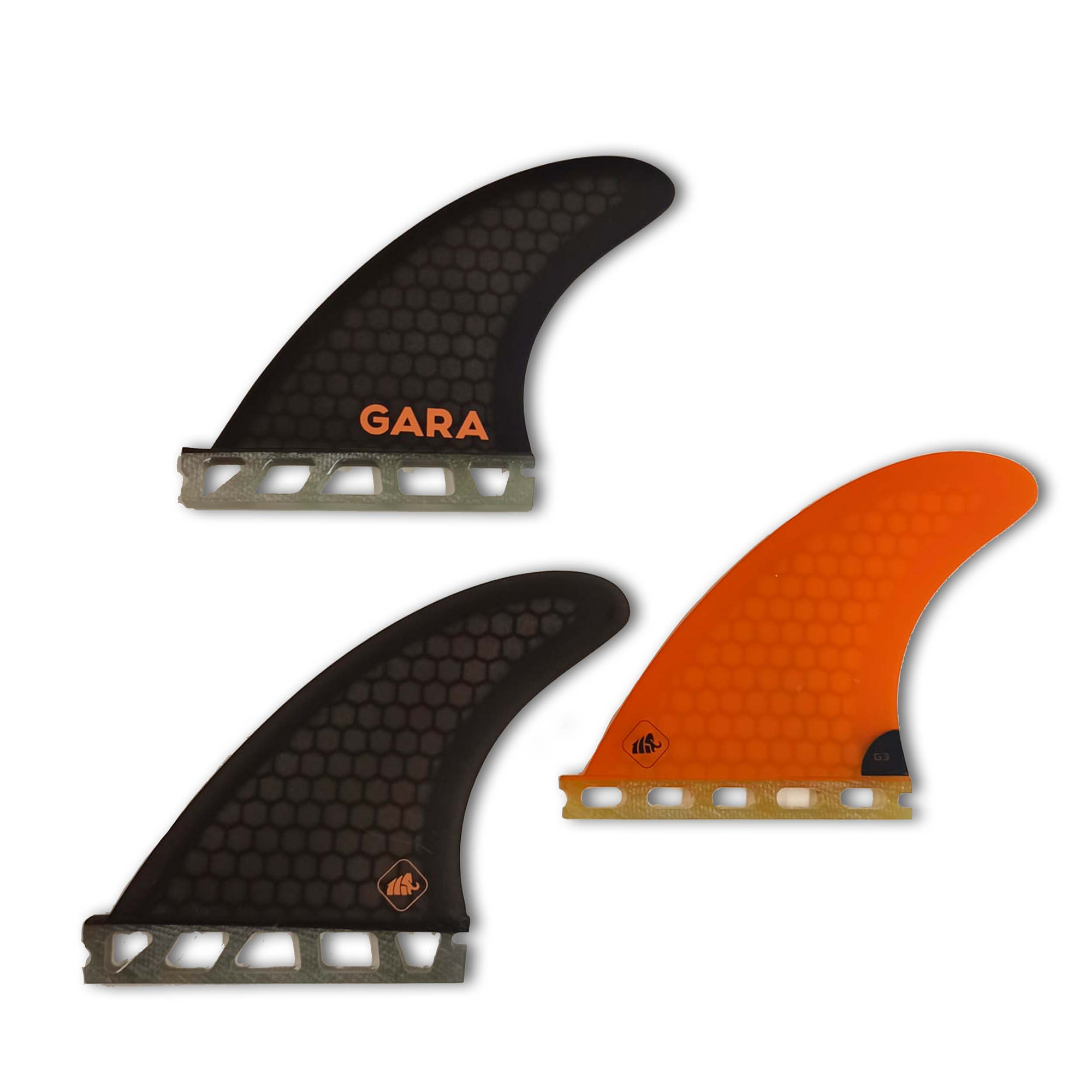 Gara Single Tab Tri Fin Set - Small