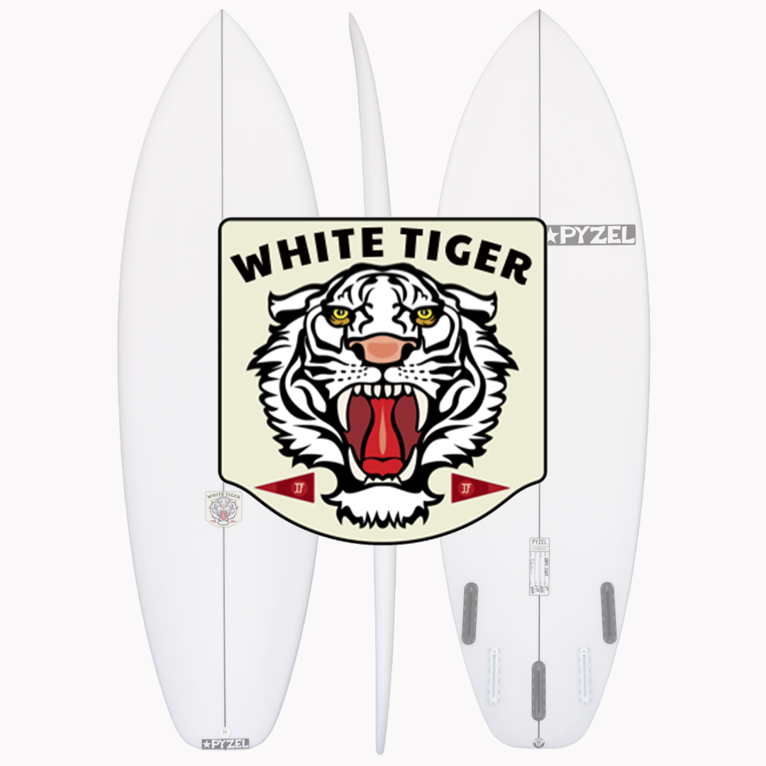 Pyzel White Tiger PU Surfboard