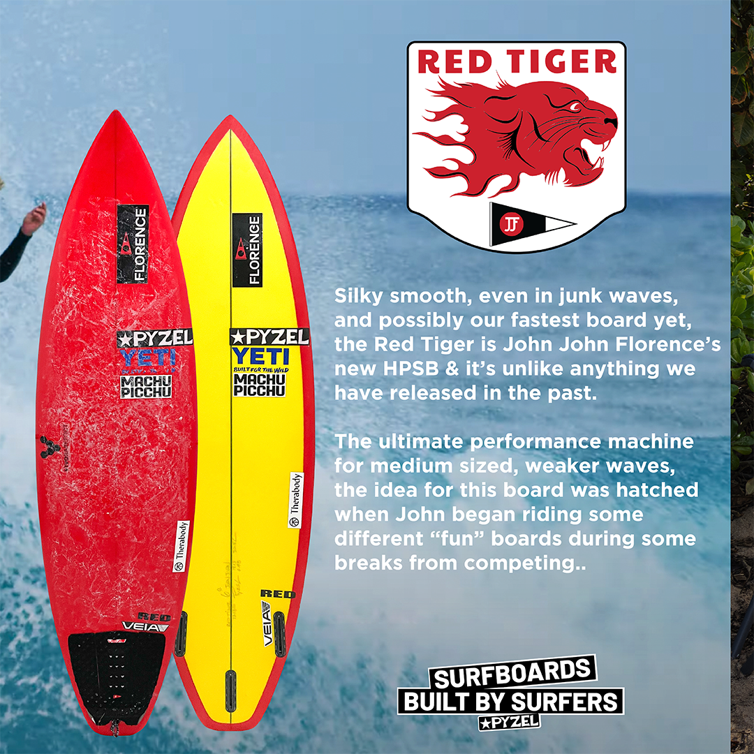 Pyzel Red Tiger PU Surfboard