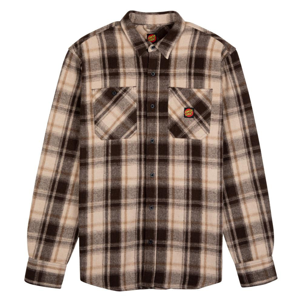 Santa Cruz Apex Shirt - Brown Check