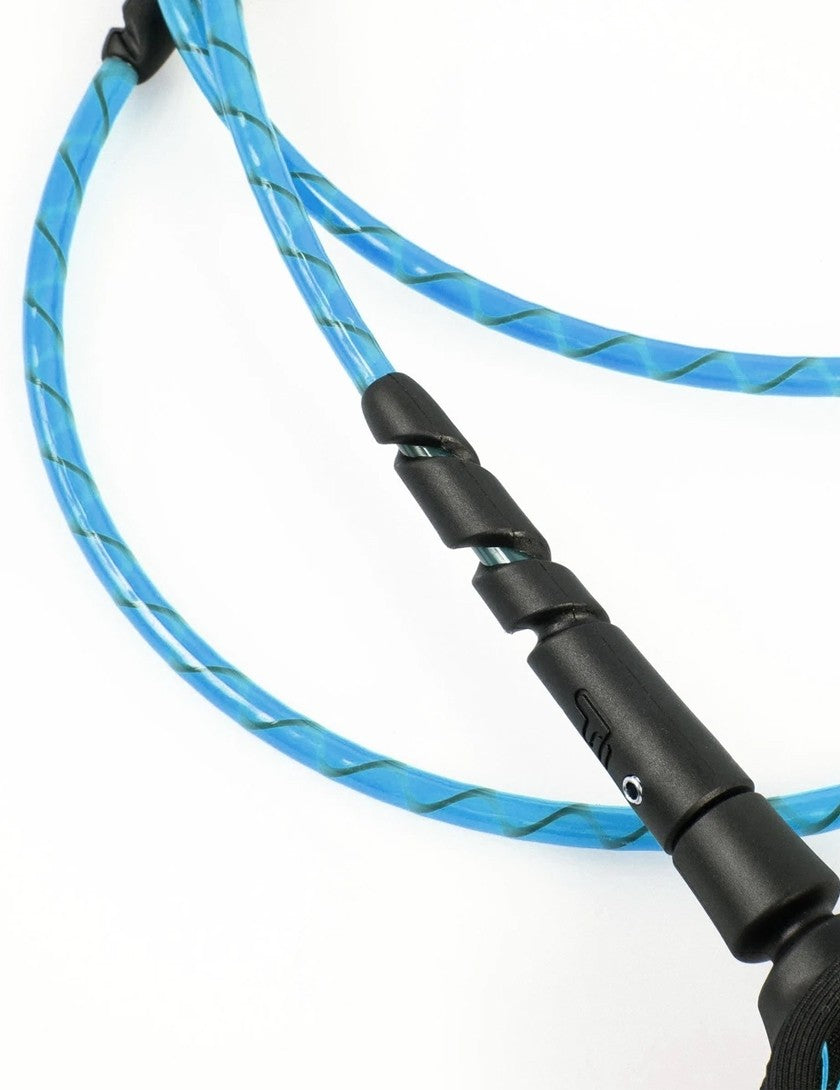 FCS Freedom Helix All Round Leash - Blue/Black