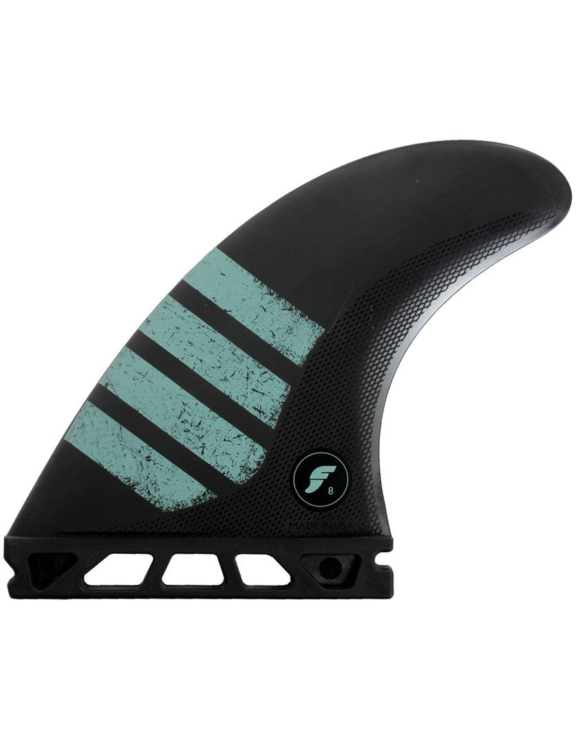 Futures F8 Alpha Tri Fin Set Large - Carbon / Green-Futures F8 Alpha Tri Fin Set Large - Carbon / Green-Green Overhead