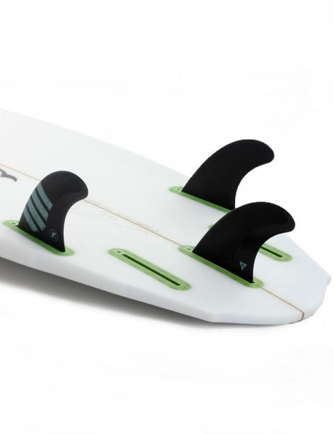 Futures F8 Alpha Tri Fin Set Large - Carbon / Green – Green Overhead