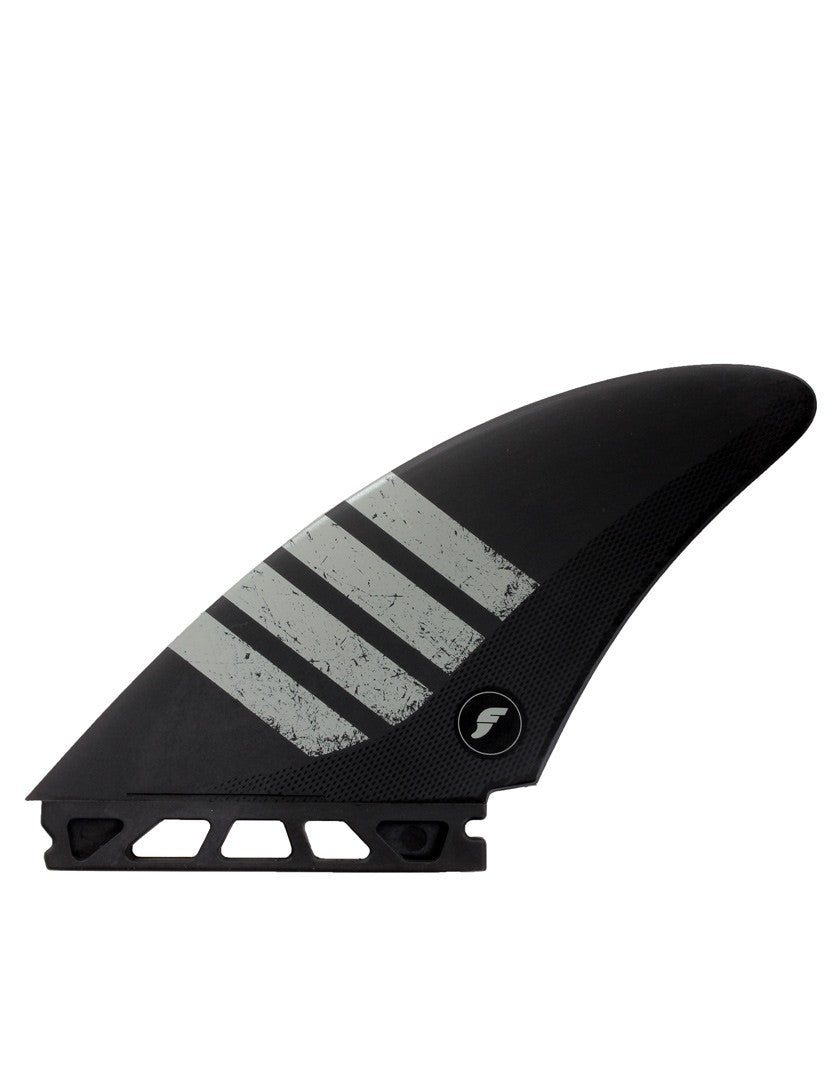 Futures Controller Alpha Quad Fin Set Large - Carbon / Smoke | Fins | Futures