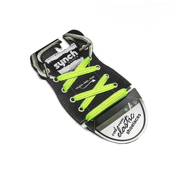 Synch Bands Shoelaces - Slime Green - Kids | Laces | Synch Bands